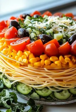 Italienischer Spaghetti-Schichtsalat 27 Italienischer Spaghetti-Schichtsalat