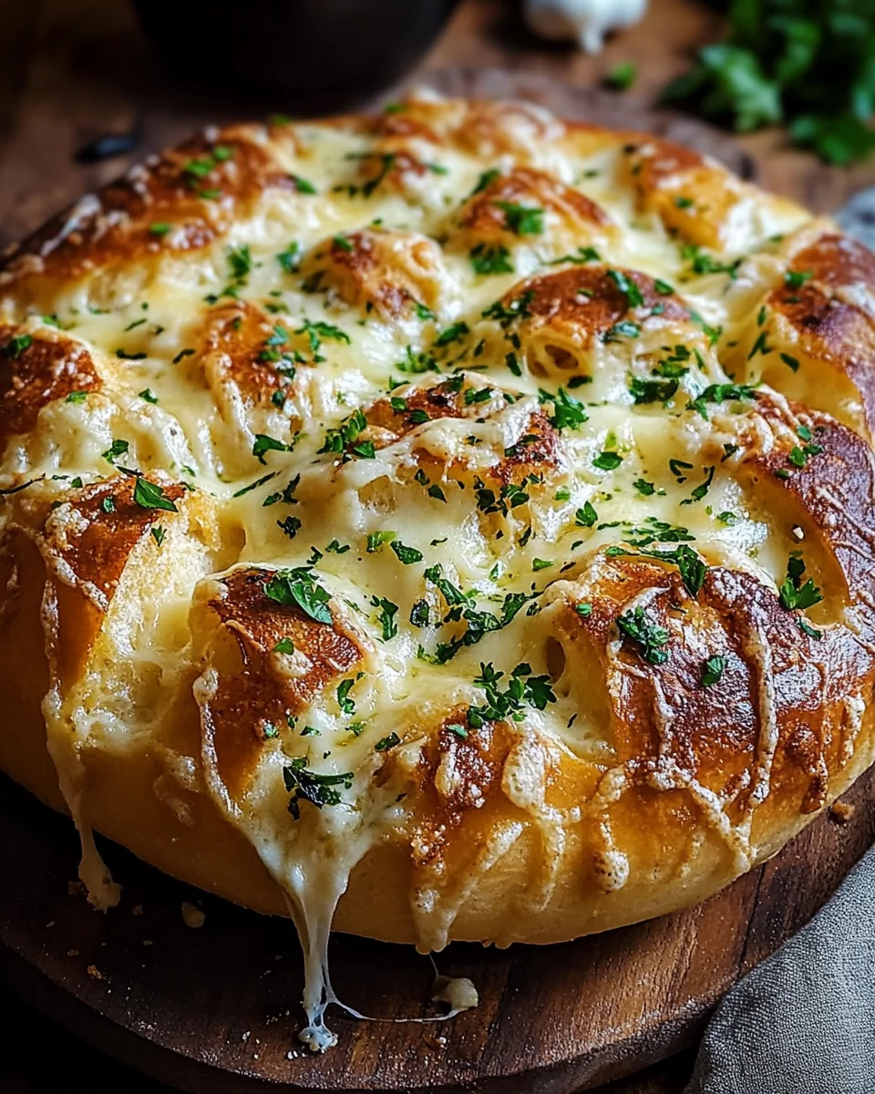 Käse-Knoblauchbrot zum Aufbacken