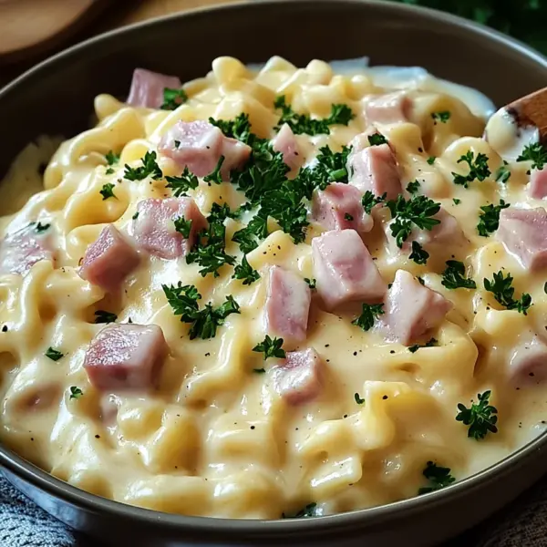 Käse-Schinken-Sahne Spätzle