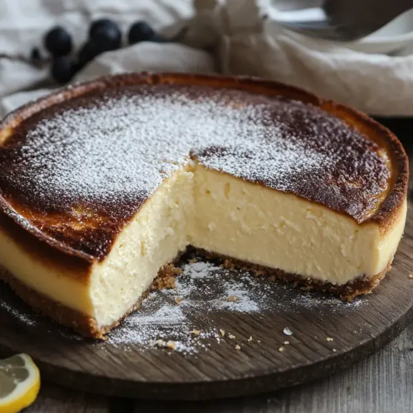 Käsekuchen ohne Boden