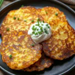 Kartoffelpuffer ohne Fett aus der Hei&szlig;luftfritteuse