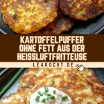 Kartoffelpuffer ohne Fett aus der Heißluftfritteuse 17 Pinterest Hidden Image
