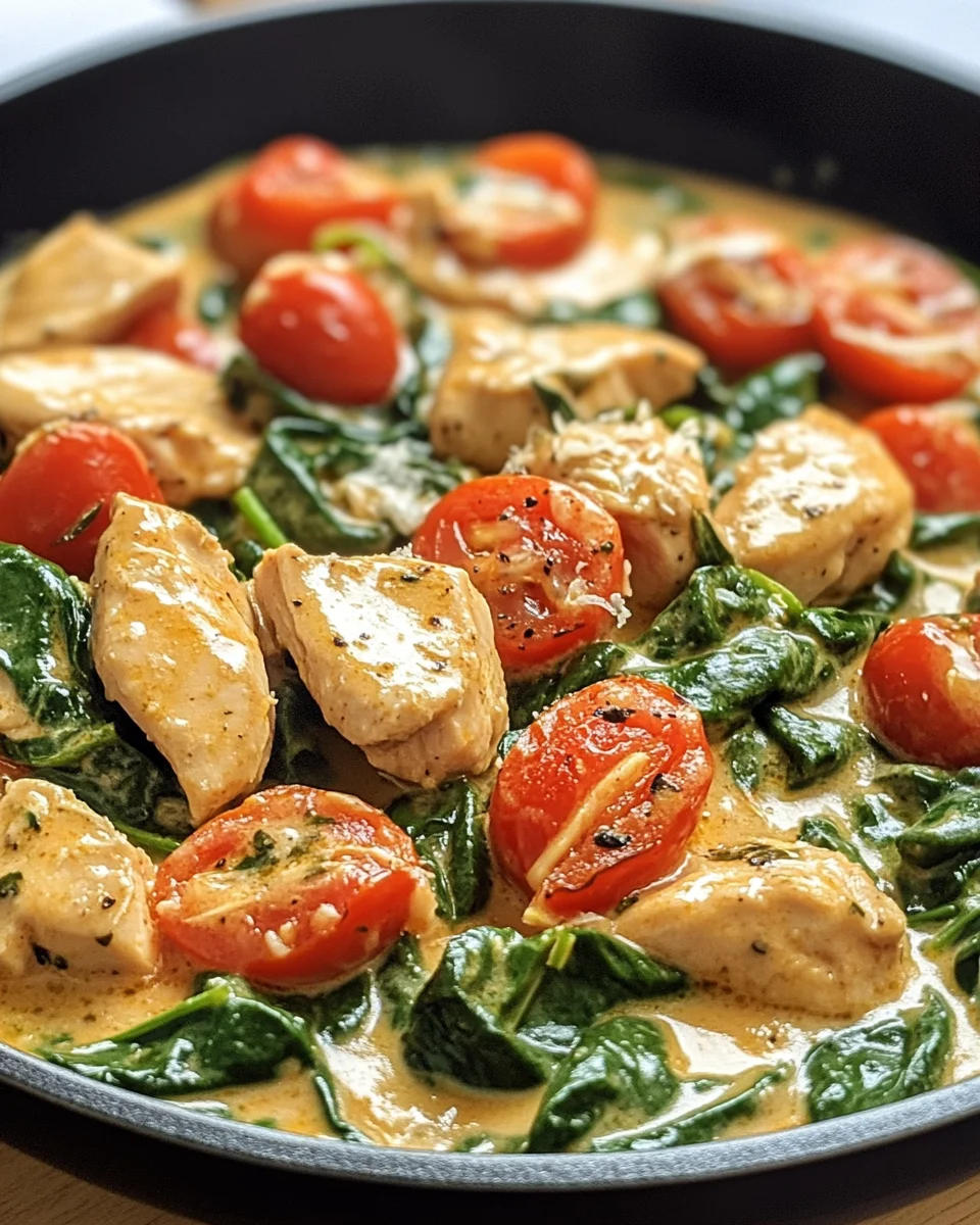 Keto Hähnchen-Spinat-Tomaten-Pfanne 19 Keto Hähnchen-Spinat-Tomaten-Pfanne