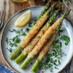 Knuspriger Parmesan Spargel aus dem Ofen
