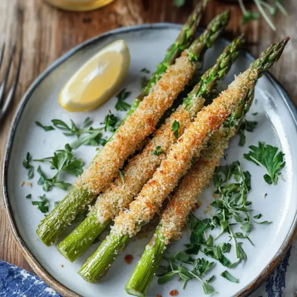 Knuspriger Parmesan Spargel aus dem Ofen