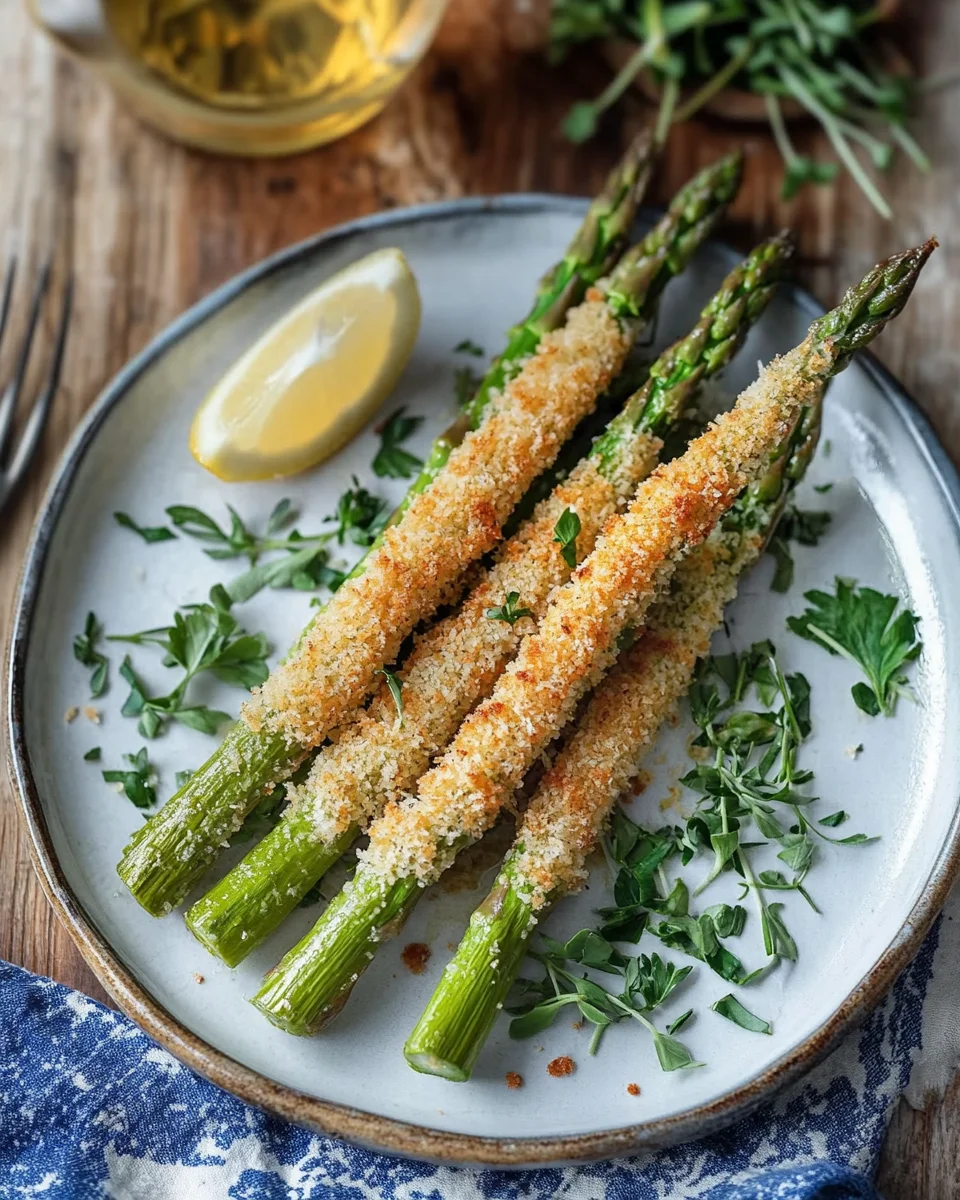 Knuspriger Parmesan Spargel aus dem Ofen