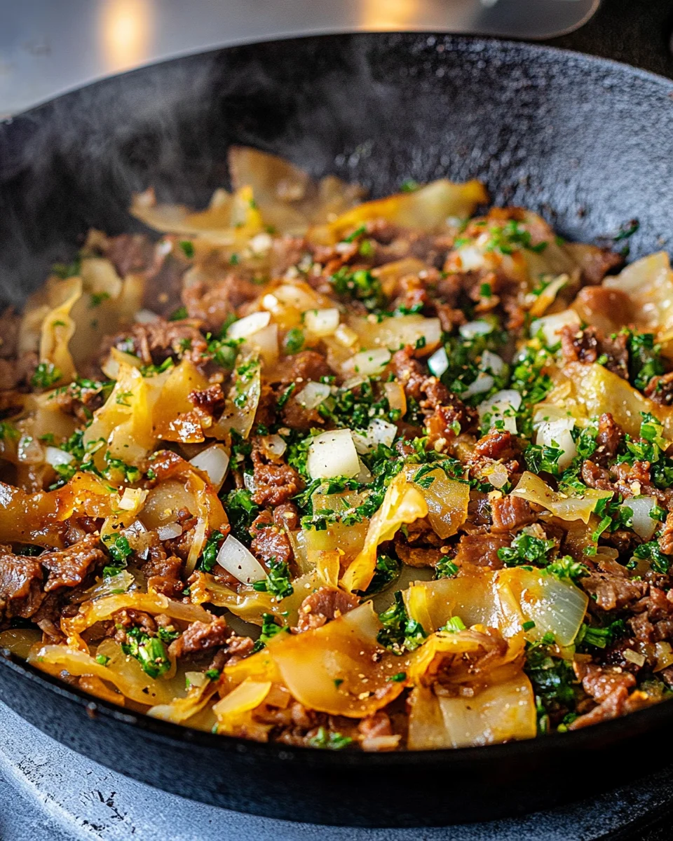 Kohl-Hack-Pfanne