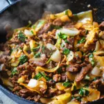Kohl-Hack-Pfanne