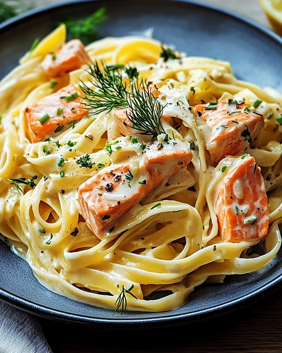 Lachs-Tagliatelle