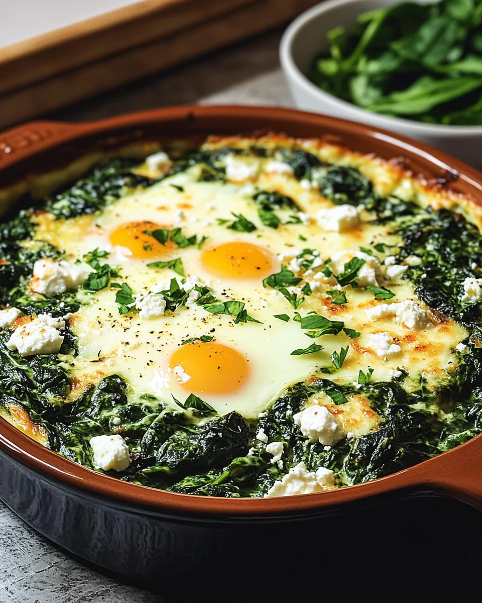 Low Carb Spinat-Auflauf mit Feta und Ei 19 Low Carb Spinat-Auflauf mit Feta und Ei