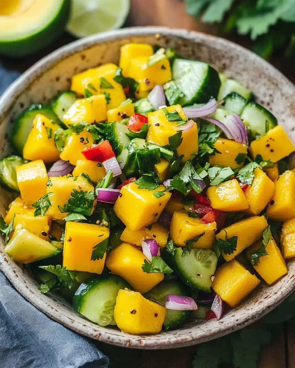 Mango-Gurken-Salat Rezept