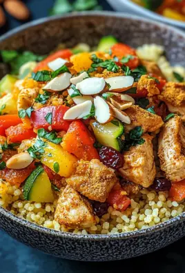 Marokkanische Hühner-Couscous-Schüssel 23 Marokkanische Hühner-Couscous-Schüssel