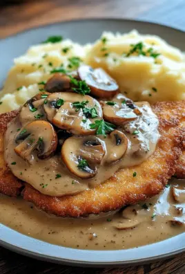 Naturschnitzel in Champignonrahmsauce 28 Naturschnitzel in Champignonrahmsauce