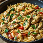 One Pot Orzo Pasta mit H&auml;hnchen