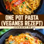 One Pot Pasta (veganes Rezept) 19 Pinterest Hidden Image