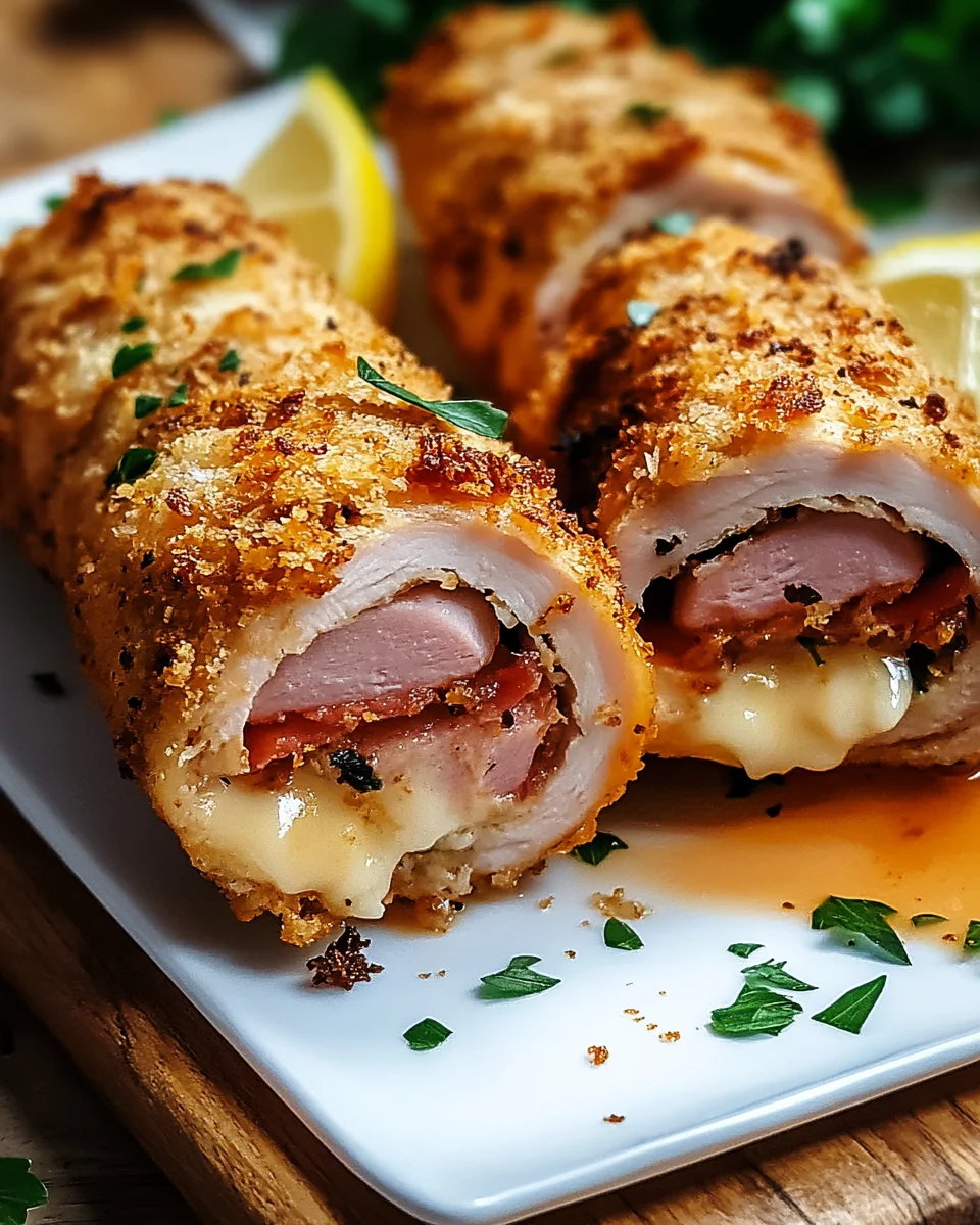 Putenröllchen nach Cordon Bleu Art 19 Putenröllchen
