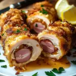 Putenr&ouml;llchen nach Cordon Bleu Art