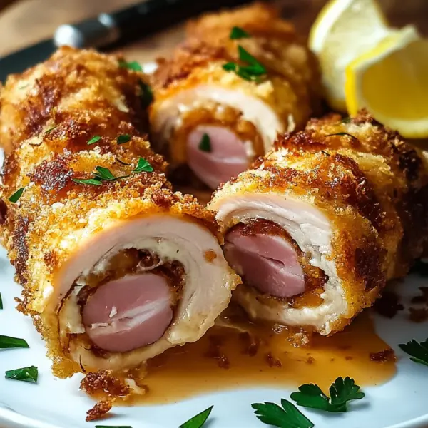 Putenröllchen nach Cordon Bleu Art