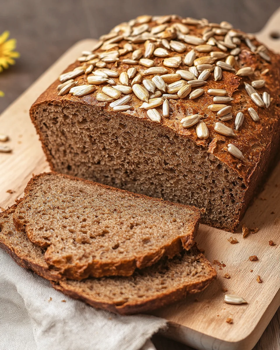 Roggenvollkornbrot mit Sonnenblumenkernen 18 Roggenvollkornbrot