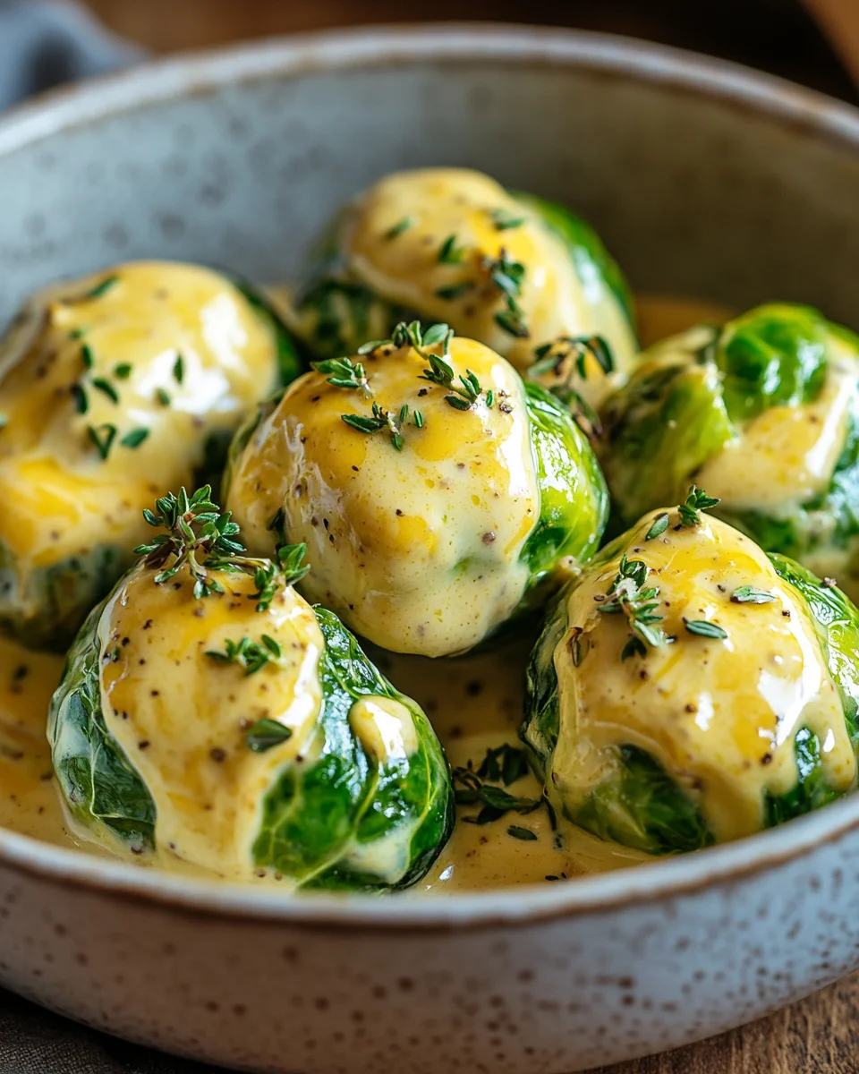Rosenkohl in Frischkäse-Senfsauce 18 Rosenkohl