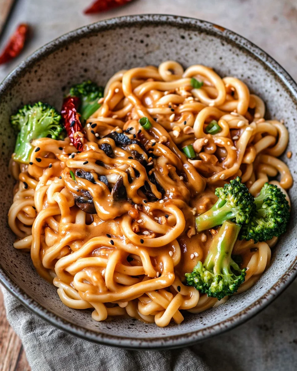 Schnelle Asianudeln mit Erdnusssauce 29 Schnelle Asianudeln mit Erdnusssauce