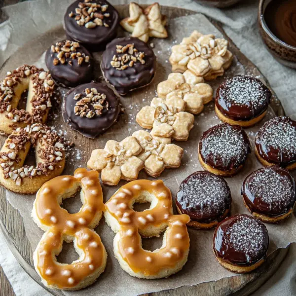 Schokoladenplätzchen - Ein Teig drei Plätzchen