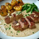 Schweinefilet in cremiger Sahnesauce Rezept