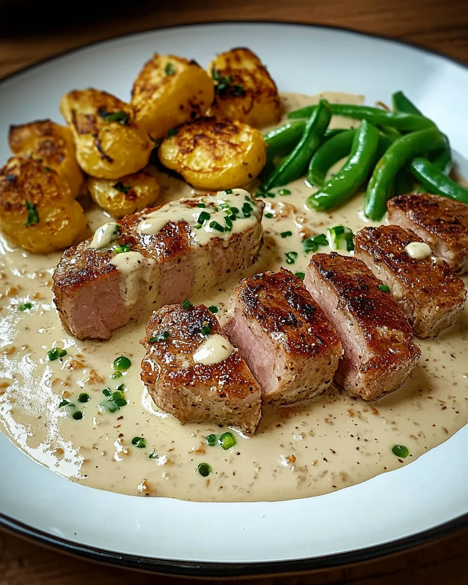 Schweinefilet in cremiger Sahnesauce Rezept 19 Schweinefilet in cremiger Sahnesauce Rezept