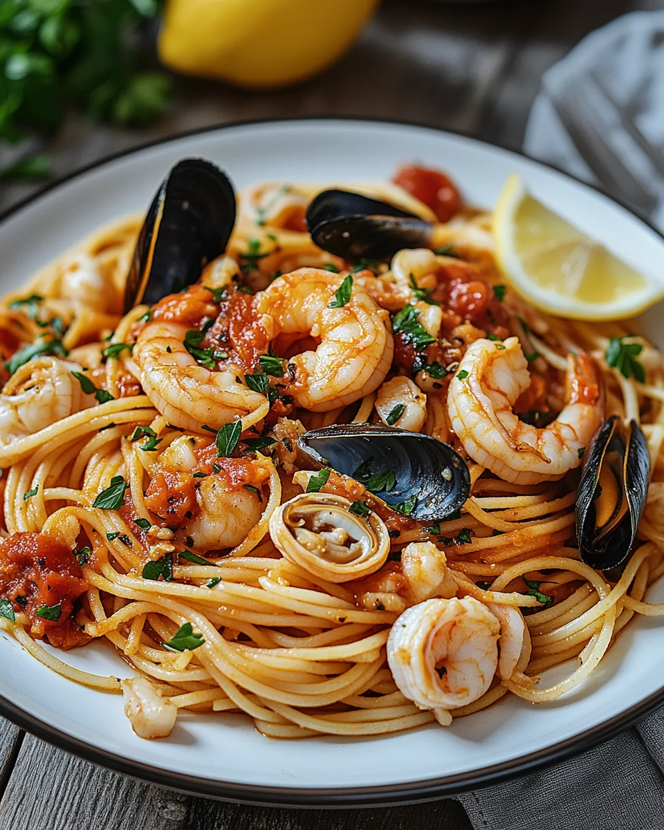 Spaghetti Frutti di Mare 22 Spaghetti
