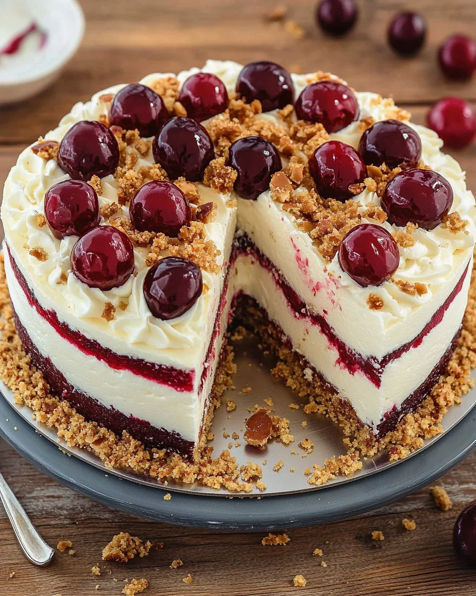 Spekulatius Kirsch Sahnetorte