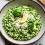 Spinat Risotto mit frischen Kr&auml;utern
