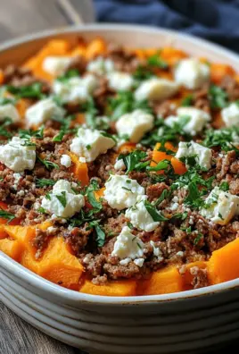 Süßkartoffel-Hackfleisch-Auflauf mit Feta 25 Süßkartoffel-Hackfleisch-Auflauf mit Feta