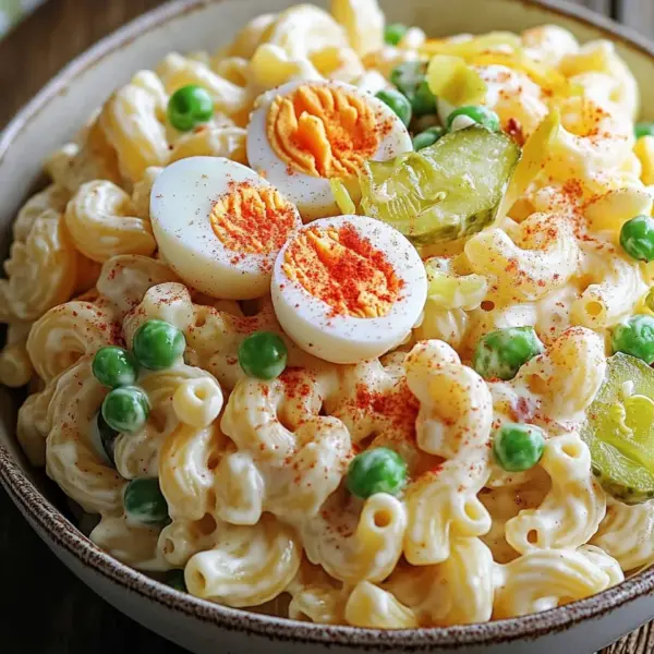 Teufelsei-Makkaroni-Salat