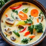 Thai-Kokos-Suppe mit Gem&uuml;se