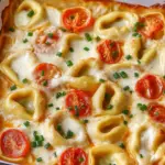 Tortellini-Auflauf mit Tomaten & Mozzarella