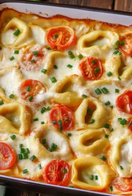 Tortellini-Auflauf mit Tomaten & Mozzarella