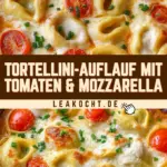Tortellini-Auflauf mit Tomaten & Mozzarella 18 Pinterest Hidden Image