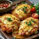 &Uuml;berbackene Partyschnitzel