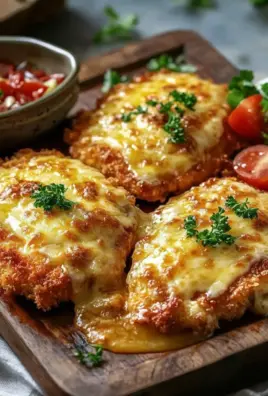 Überbackene Partyschnitzel