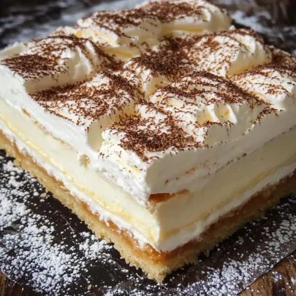 Vanillecreme Kuchen ohne Backen Rezept