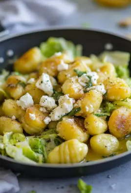 Vegetarische Gnocchi Pfanne mit Spitzkohl