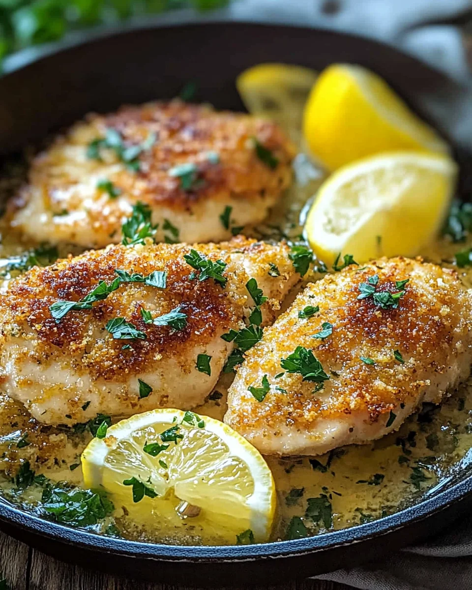 Zitronen Parmesan Pfannenhähnchen 25 Zitronen