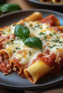Cannelloni mit Rindfleisch und Käse 22 Cannelloni mit Rindfleisch und Käse