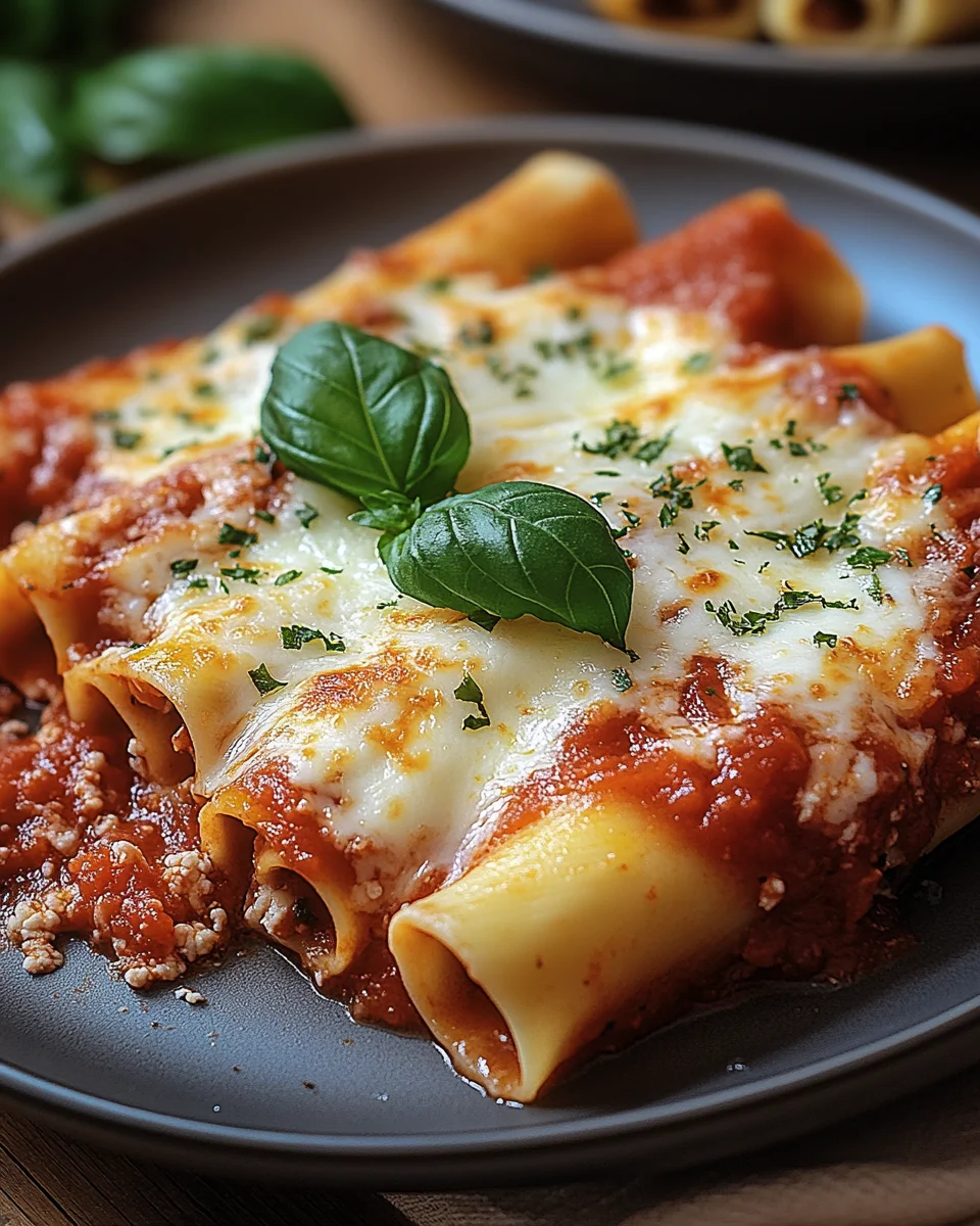 Cannelloni mit Rindfleisch und Käse