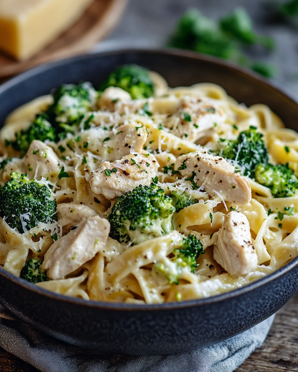 cremige Hähnchen-Brokkoli-Pasta 19 cremige