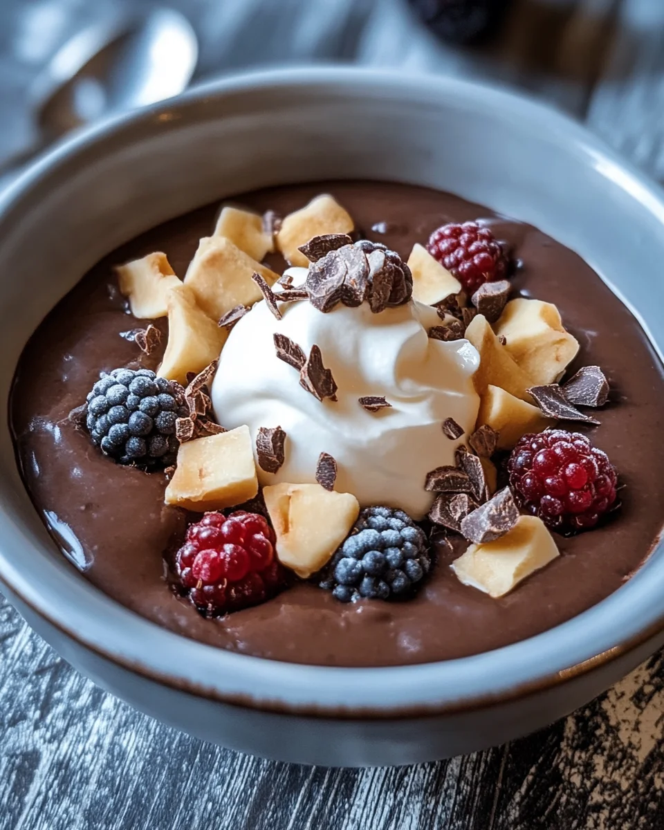 Cremiger Schokoladenpuddingbrei 18 Cremiger