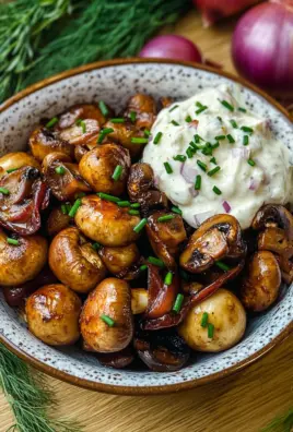 Gebratene Champignons mit KnoblauchdipGebratene Champignons mit Knoblauchdip