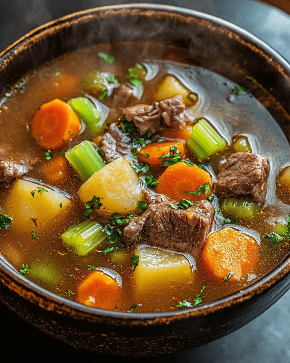 Homepage 8 Gemüse Rindfleisch Suppe