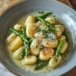 Gnocchi mit gr&uuml;nem Spargel