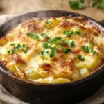 H&uuml;ttenk&auml;se Kartoffelr&ouml;sti Auflauf
